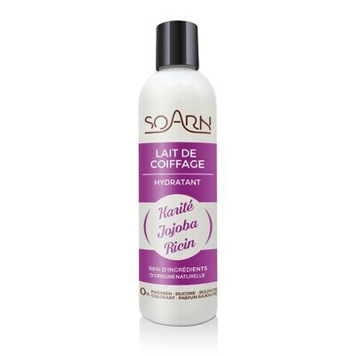 Lait de coiffage - karité, jojoba &amp; ricin - Soarn
