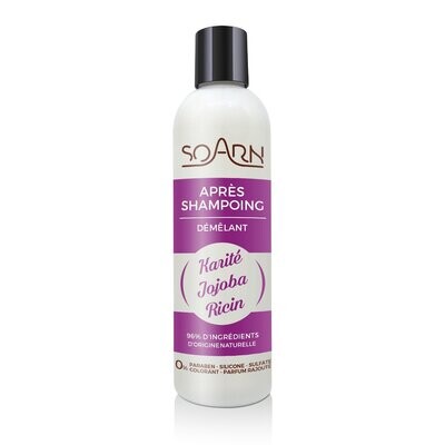 Après-shampoing - karité, jojoba &amp; ricin - Soarn - 250 ml