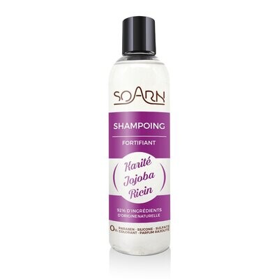 Shampoing fortifiant - karitlé, jojoba &amp; ricin - Soarn - 250 ml