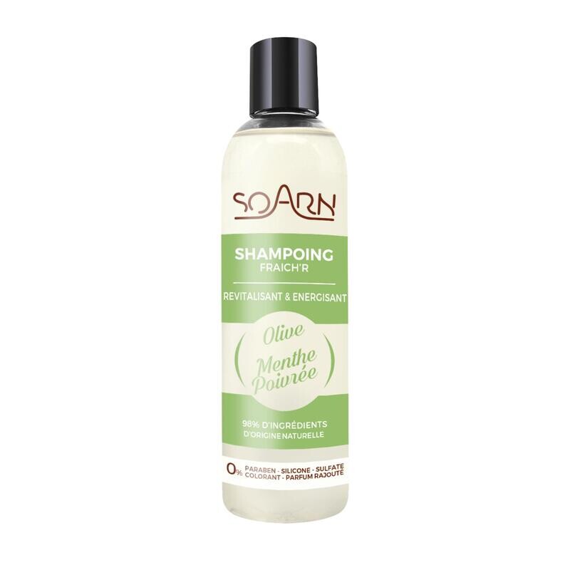 Shampoing fraich&#39;r - olive &amp; menthe poivrée - Soarn - 250 ml