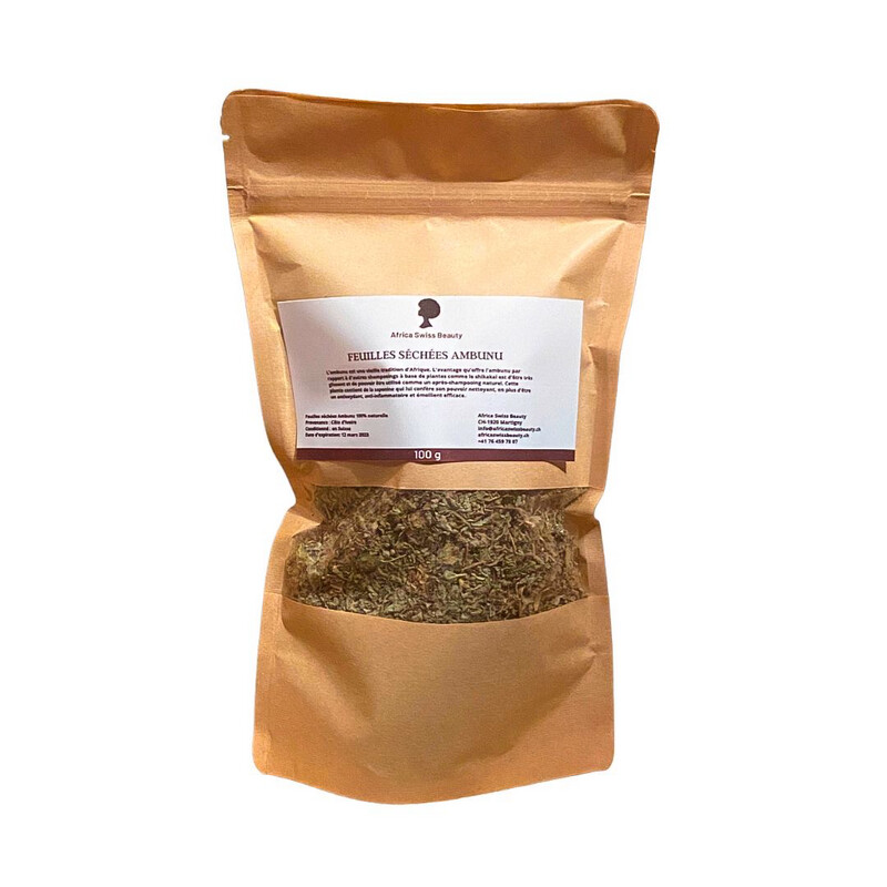 Feuilles séchées ambunu - 100% pure et naturelle - 100 g