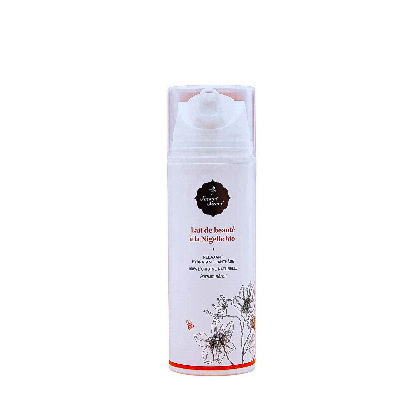 Lait de beauté bio- à la nigelle - Secret Sacré - 150 ml