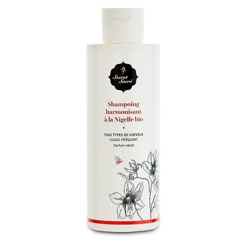 SHAMPOING HARMONISANT À LA NIGELLE BIO - SECRET SACRÉ - 200 ml