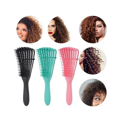 Brosse démêlante pour cheveux bouclés
