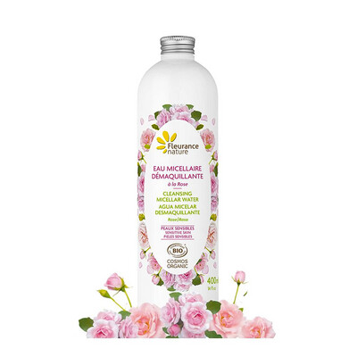 Eau micellaire démaquillante à l&#39;eau de rose - Fleurance Nature - 200 ml