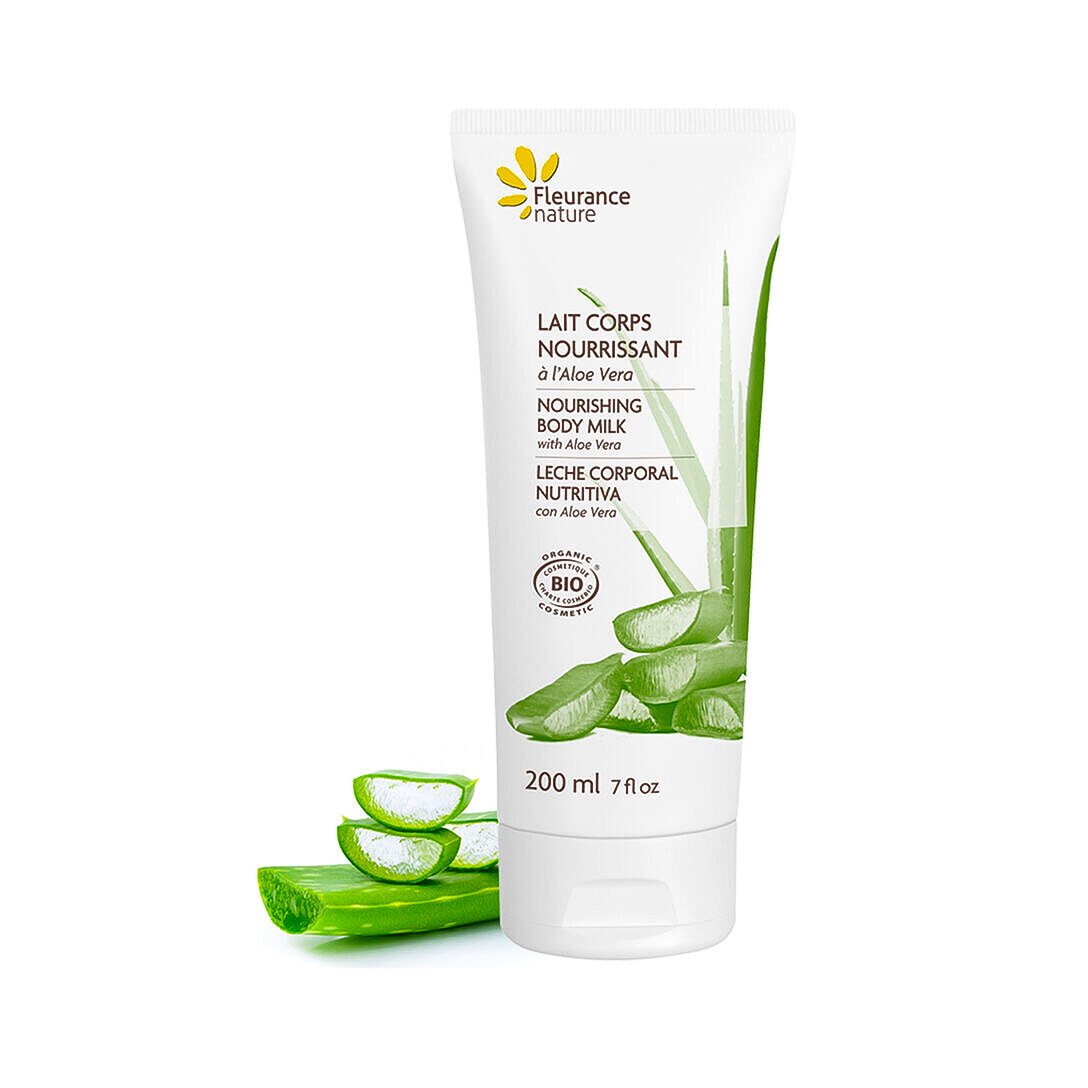 Lait corps nourissant bio - à l&#39;aloe vera - Fleurance Nature - 200 ml