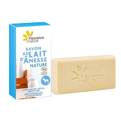 Savon au lait d&#39;ânesse bio - neutre - Fleurance Nature - 100 g