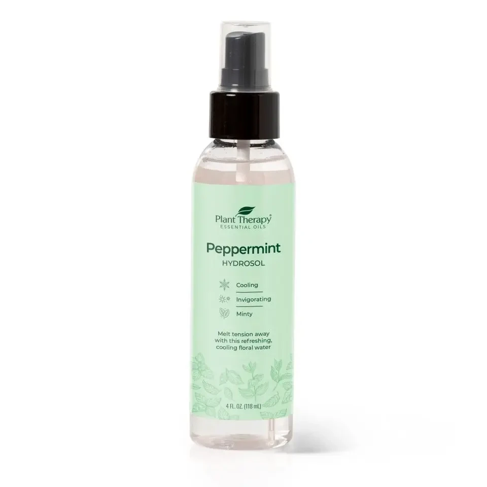 Hydrolat de menthe poivrée - 100% naturel - Plant Therapy, Contenant: 118 ml