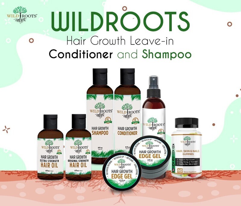 Pack spécial Wildroots - système de croissance des cheveux