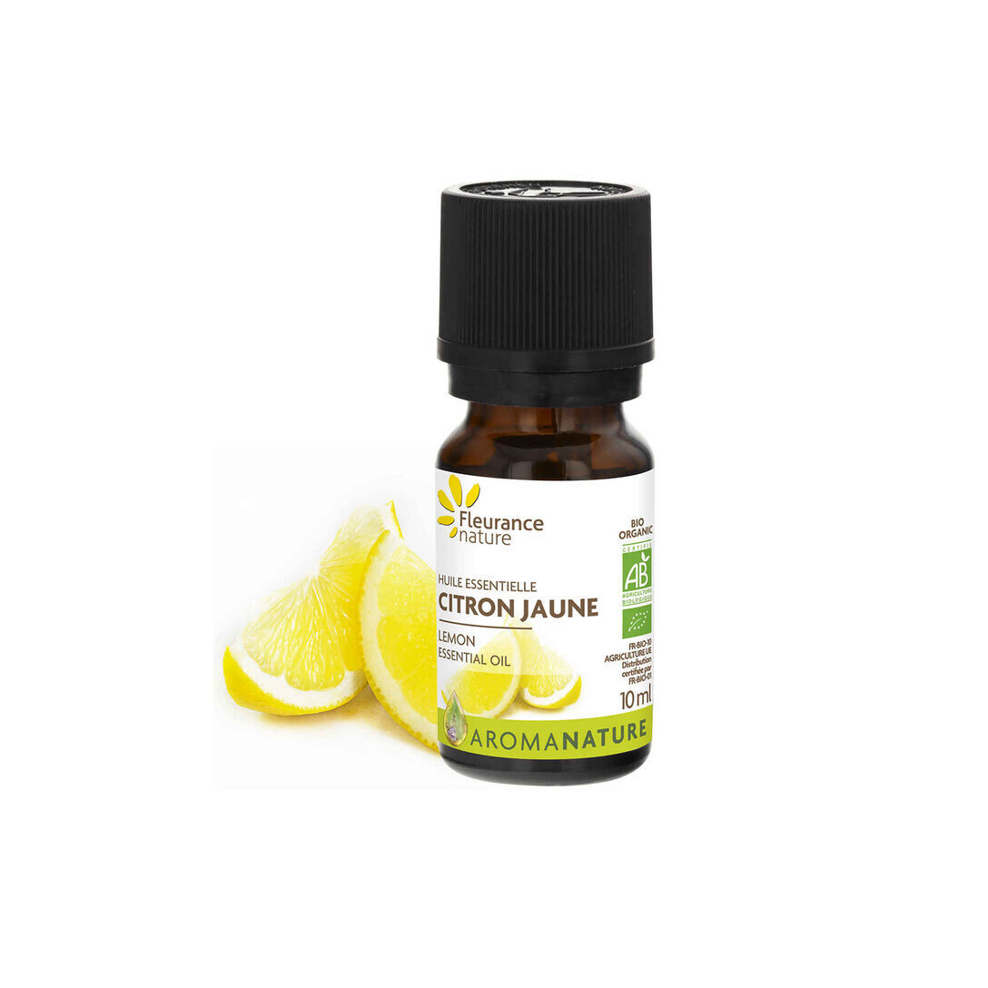 Huile essentielle de citron jaune Bio - Fleurance Nature - 10 ml