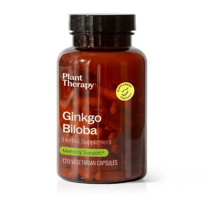 Complément à base de plantes de Ginkgo Biloba - Plant Therapy - 120 Capsules