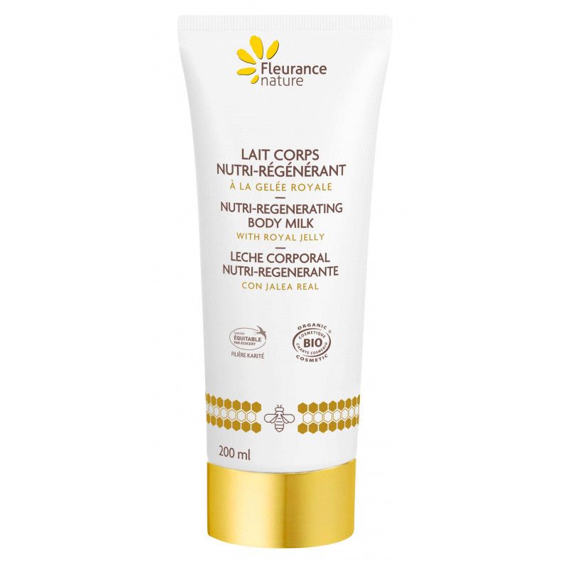 Lait corps nutri-régénérant - gelée royale - Fleurance Nature - 200 ml