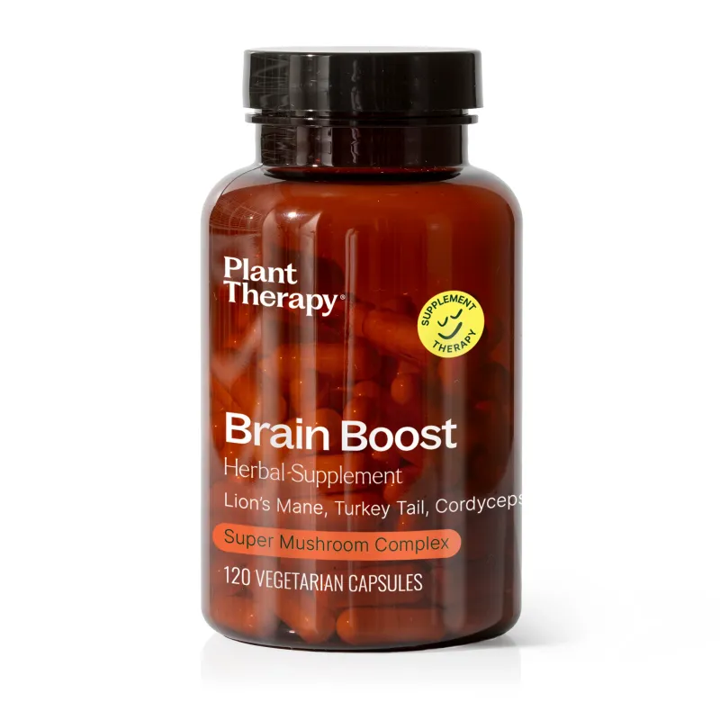 Complément à base de plantes - Brain Boost - Plant Therapy - 120 Capsules