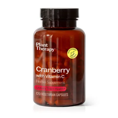 Complément à base de plantes - Extrait de canneberge avec vitamine C - Plant Therapy - 120 Capsules