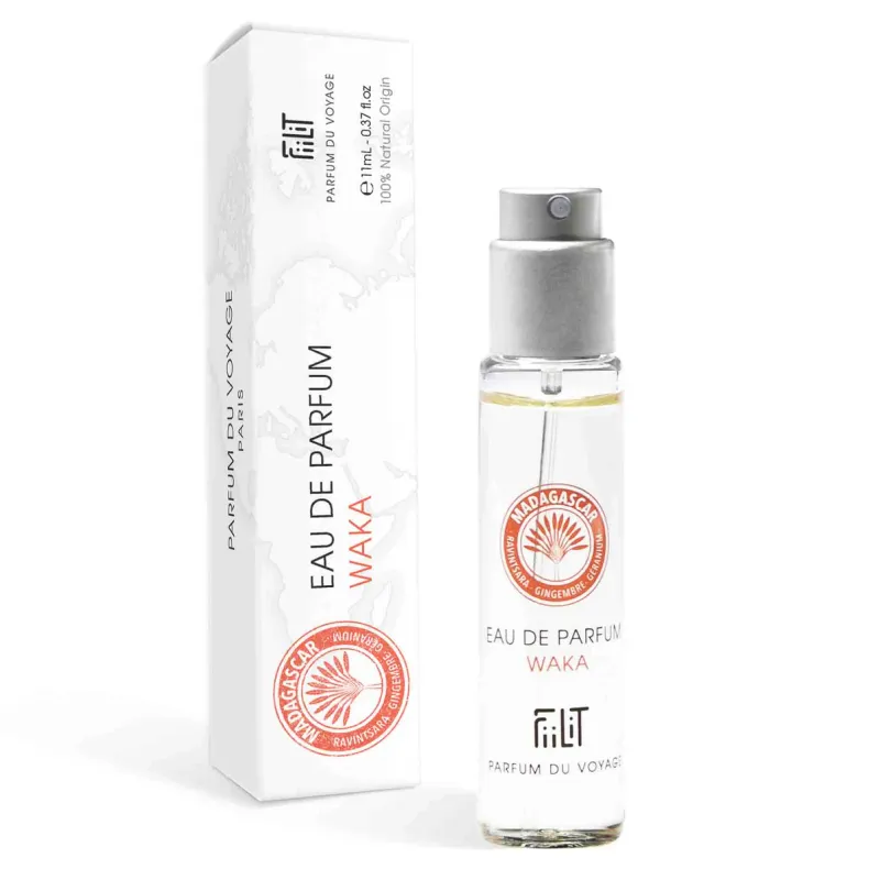 Rechargeable - eau de parfum spray bio - Waka Madagascar - 11 ml - FiiLiT