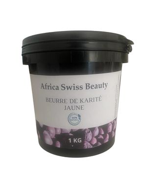 Beurre de karité brut jaune - 100% pur et naturel - 1 Kg