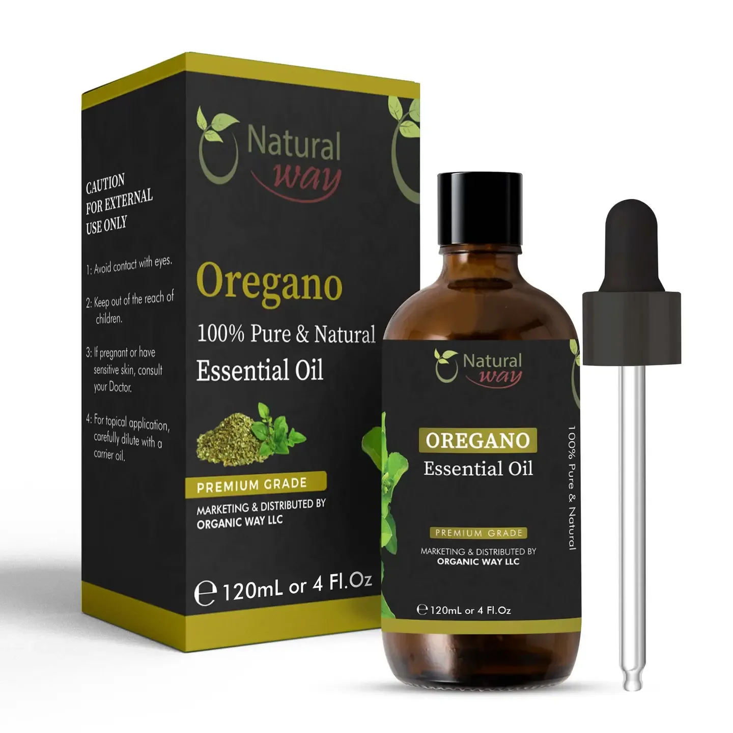 Huile essentielle d&#39;origan - Natural Way - 100% pure et naturelle - 120 ml
