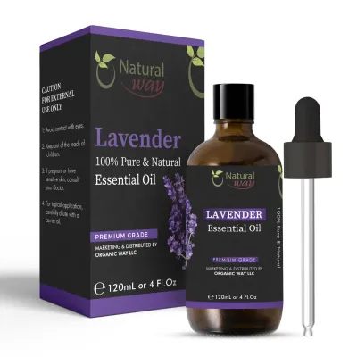 Huile essentielle de lavande - Natural Way - 100% pure et naturelle - 120 ml