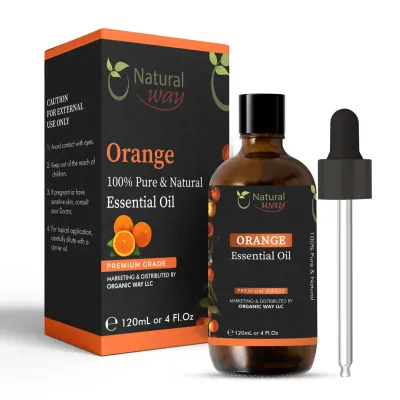 Huile essentielle d&#39;orange - Natural Way - 100% pure et naturelle - 120 ml