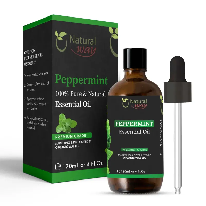 Huile essentielle de menthe poivrée - Natural Way - 100% pure et naturelle - 120 ml