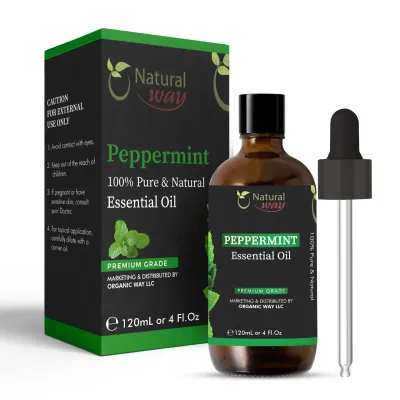 Huile essentielle de menthe poivrée - Natural Way - 100% pure et naturelle - 120 ml