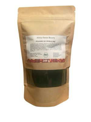 Poudre de spiruline Bio - 100% pure et naturelle - 250 g
