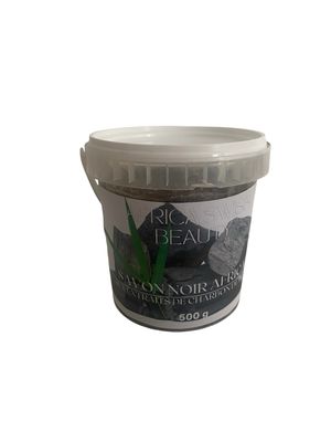Savon noir Africain aux extrais de charbon de bambou - 500 g