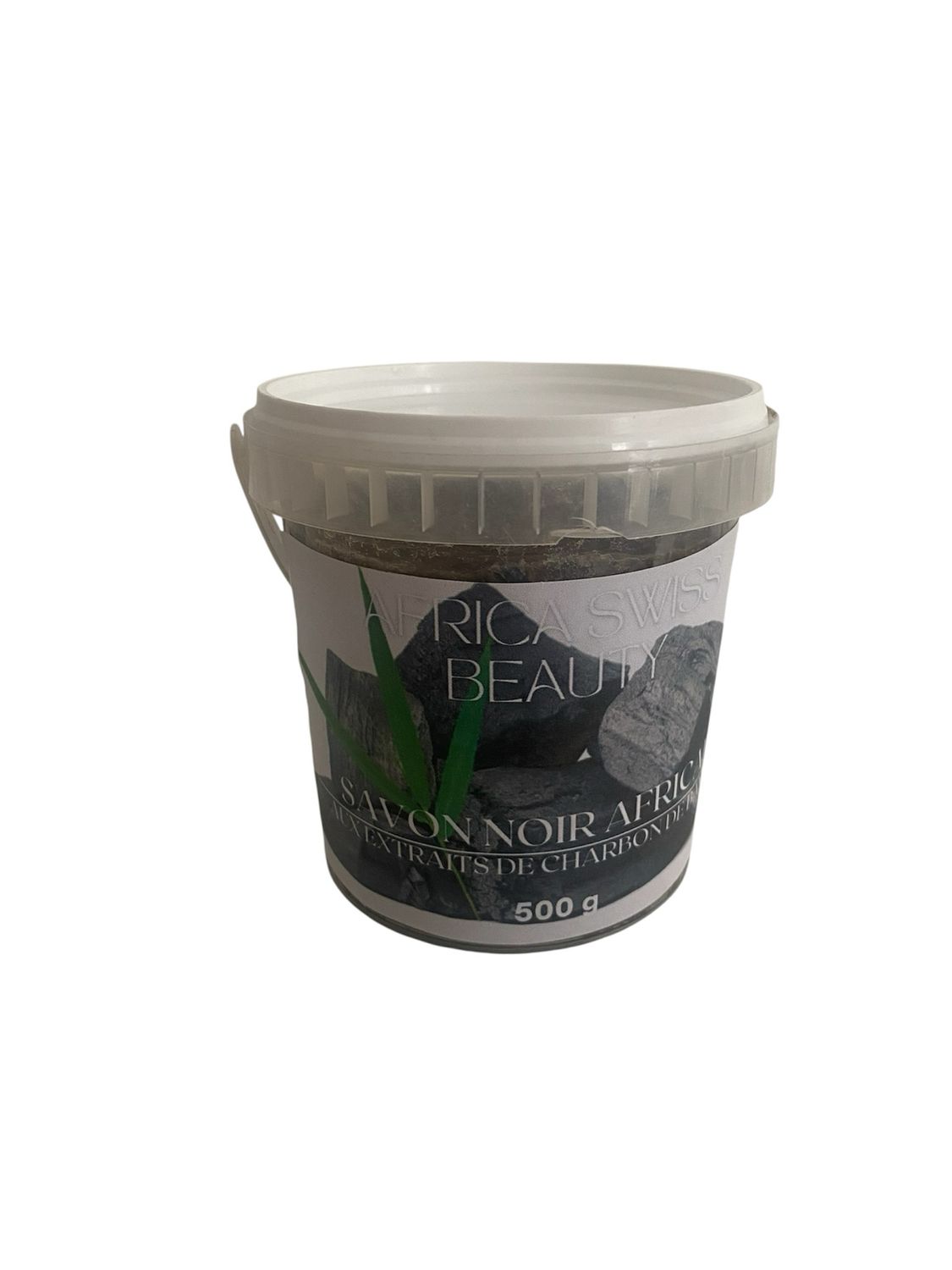 Savon noir Africain aux extrais de charbon de bambou - 500 g
