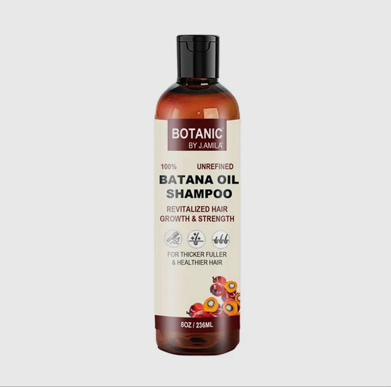 Shampoing à l&#39;huile de Batana - 100% non raffinée - Botanic - 236 ml