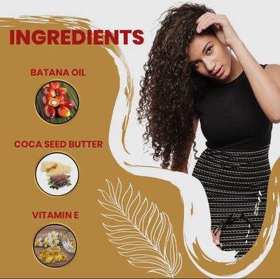 Shampoing à l'huile de Batana - 100% non raffinée - Botanic - 236 ml