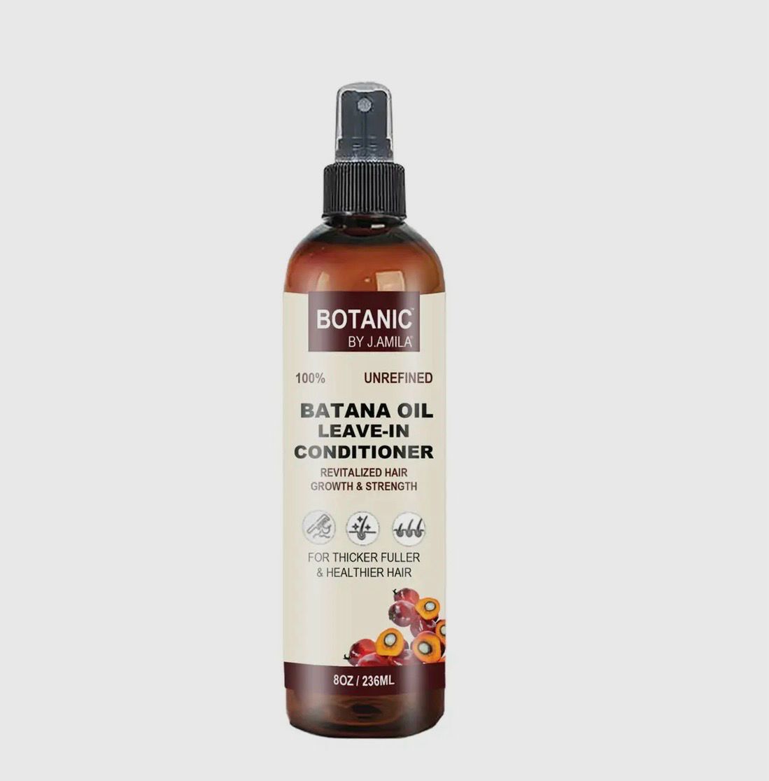 Après-shampoing sans rinçage batana - 100% non raffiné - Botanic - 236 ml
