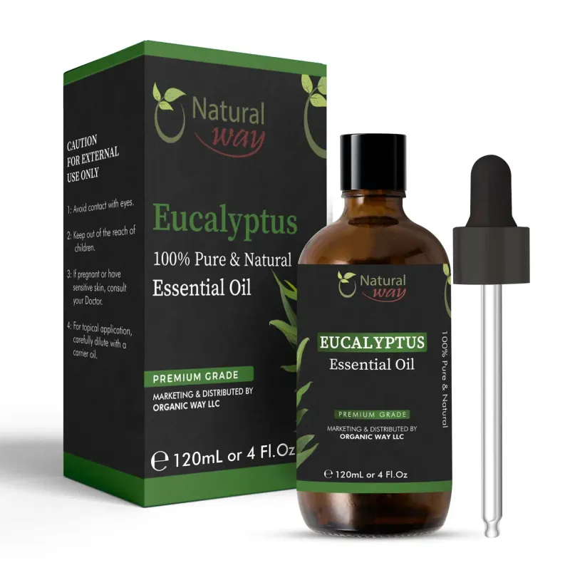 Huile essentielle d'eucalyptus - Natural Way - 100% pure et naturelle - 120 ml