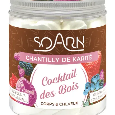 Chantilly de karitlé cocktail des bois - Soarn - 250 ml
