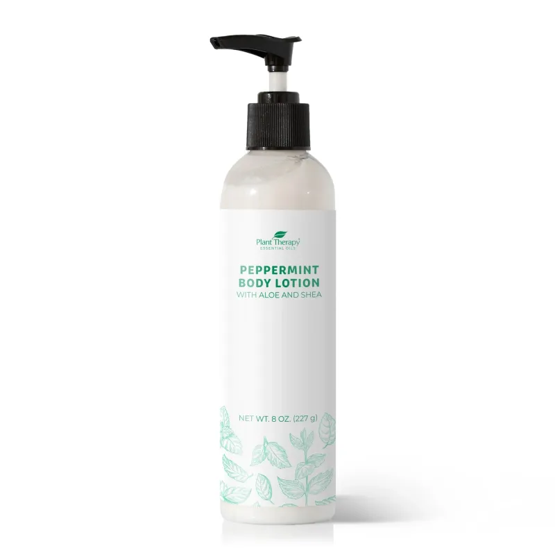Lotion corporelle menthe poivré, aloés et karité - Plant Therapy - 227 g