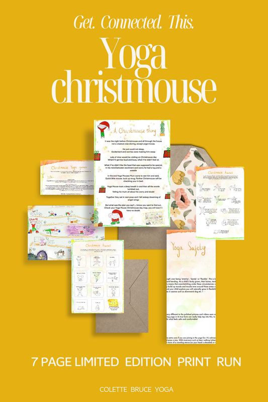 Yoga Christmouse Limited Edition Print Pack