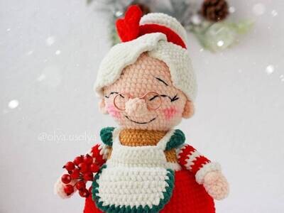 Crochet Pattern | Granny Claus | PDF | ENGLISH+GERMAN