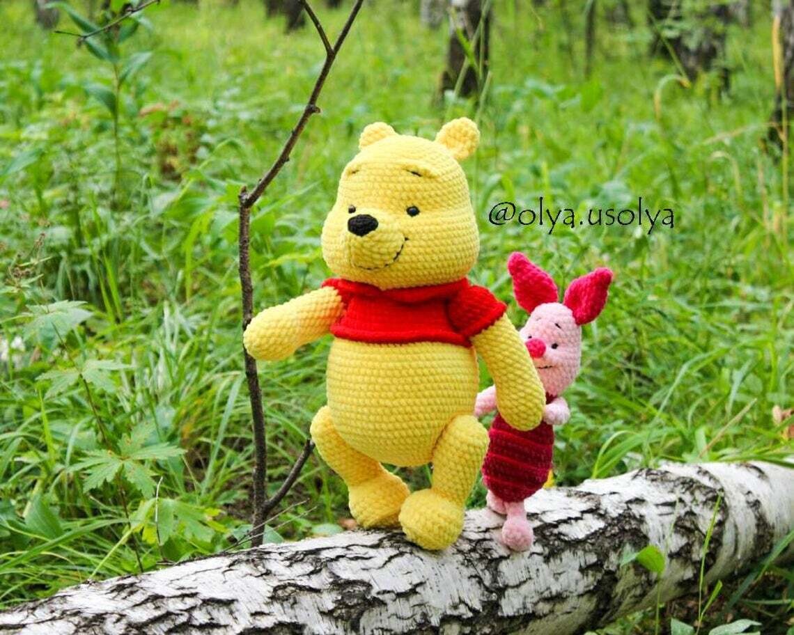 Crochet pattern 2 in1 | Winnie the Pooh and Piglet | PDF | ENGLISH