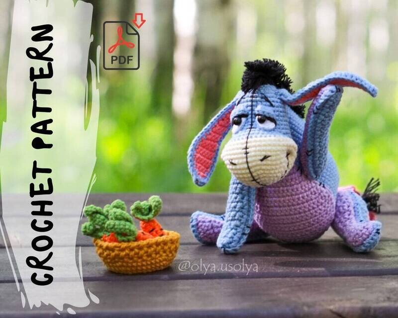 Crochet Pattern | Dreamy Donkey Eeyore | PDF | ENGLISH |
