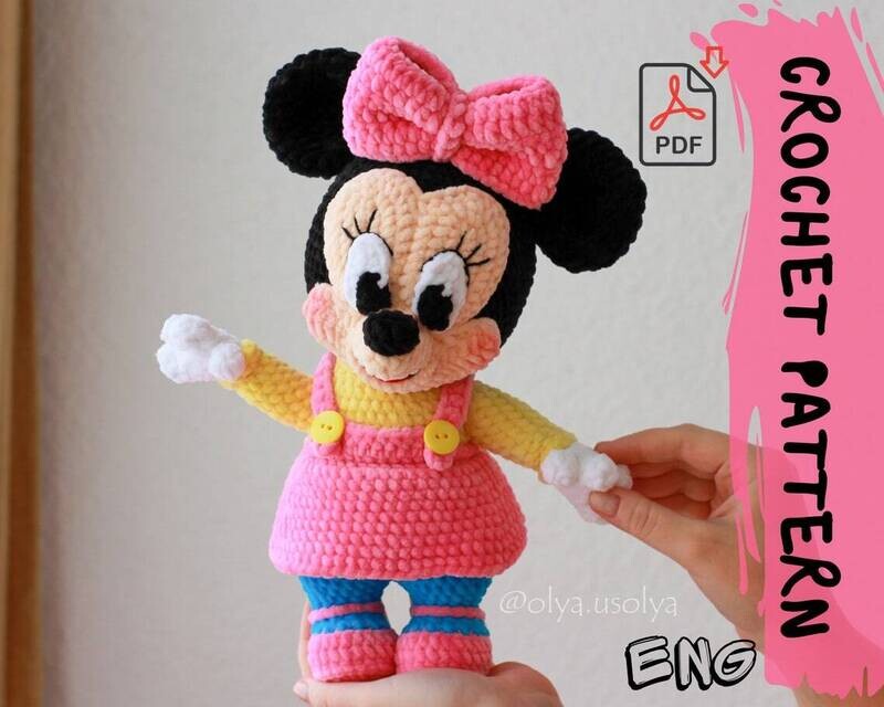 Crochet Pattern | Minnie Mouse the baby | PDF | ENGLISH