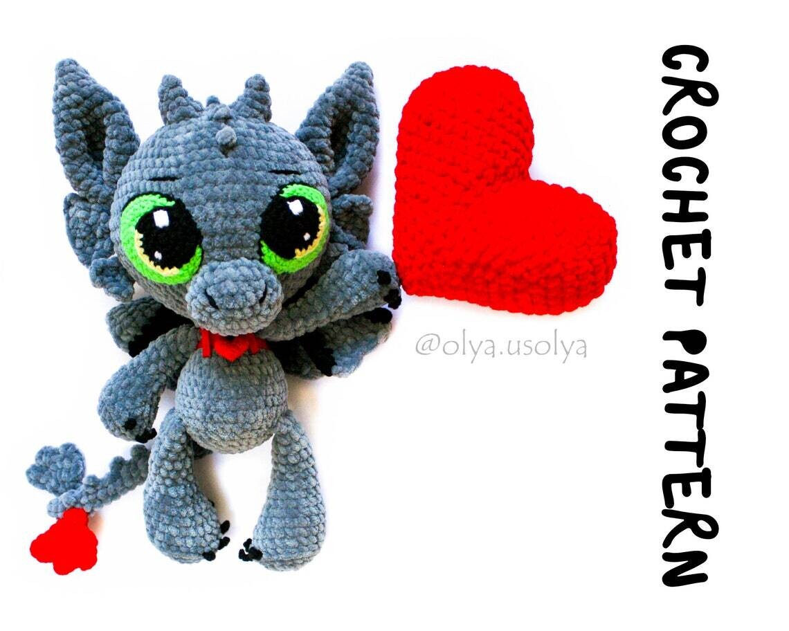 Crochet pattern | The kindest Dragon | PDF | ENGLISH