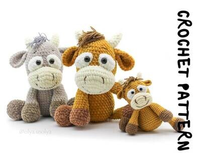 Crochet pattern | the Little Bull | PDF | ENGLISH