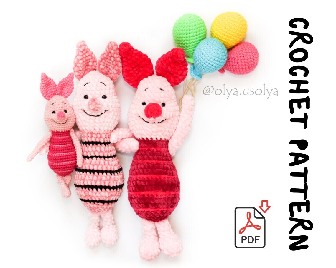 Crochet pattern | Piglet | PDF | ENGLISH