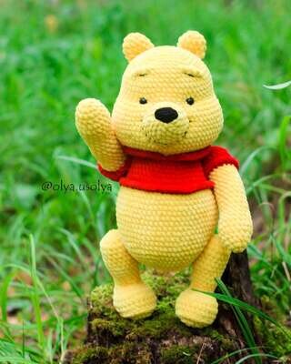 Crochet pattern 5 in 1 | Pooh, Eeyore, Piglet, Tigger, Rabbit | PDF | ENG