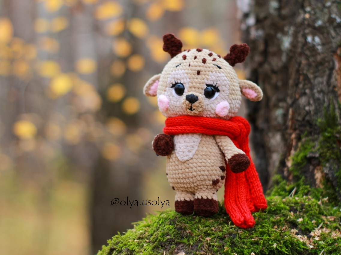 Crochet Pattern | Junior Christmas Reindeer | PDF | ENGLISH+GERMAN
