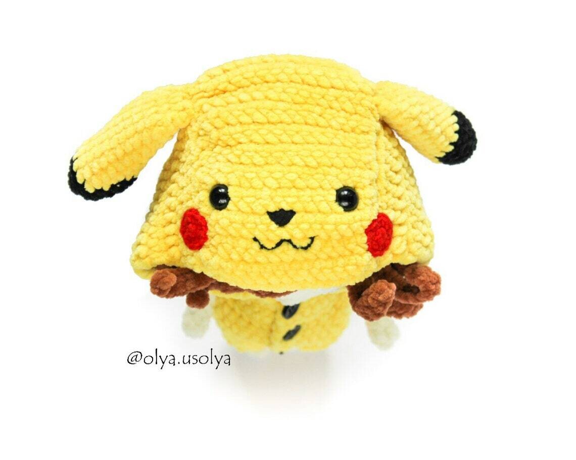 Crochet Pattern | nendoroid Doll Pikachu Kigurumi | PDF | ENGLISH