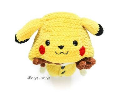 Crochet Pattern | nendoroid Doll Pikachu Kigurumi | PDF | ENGLISH