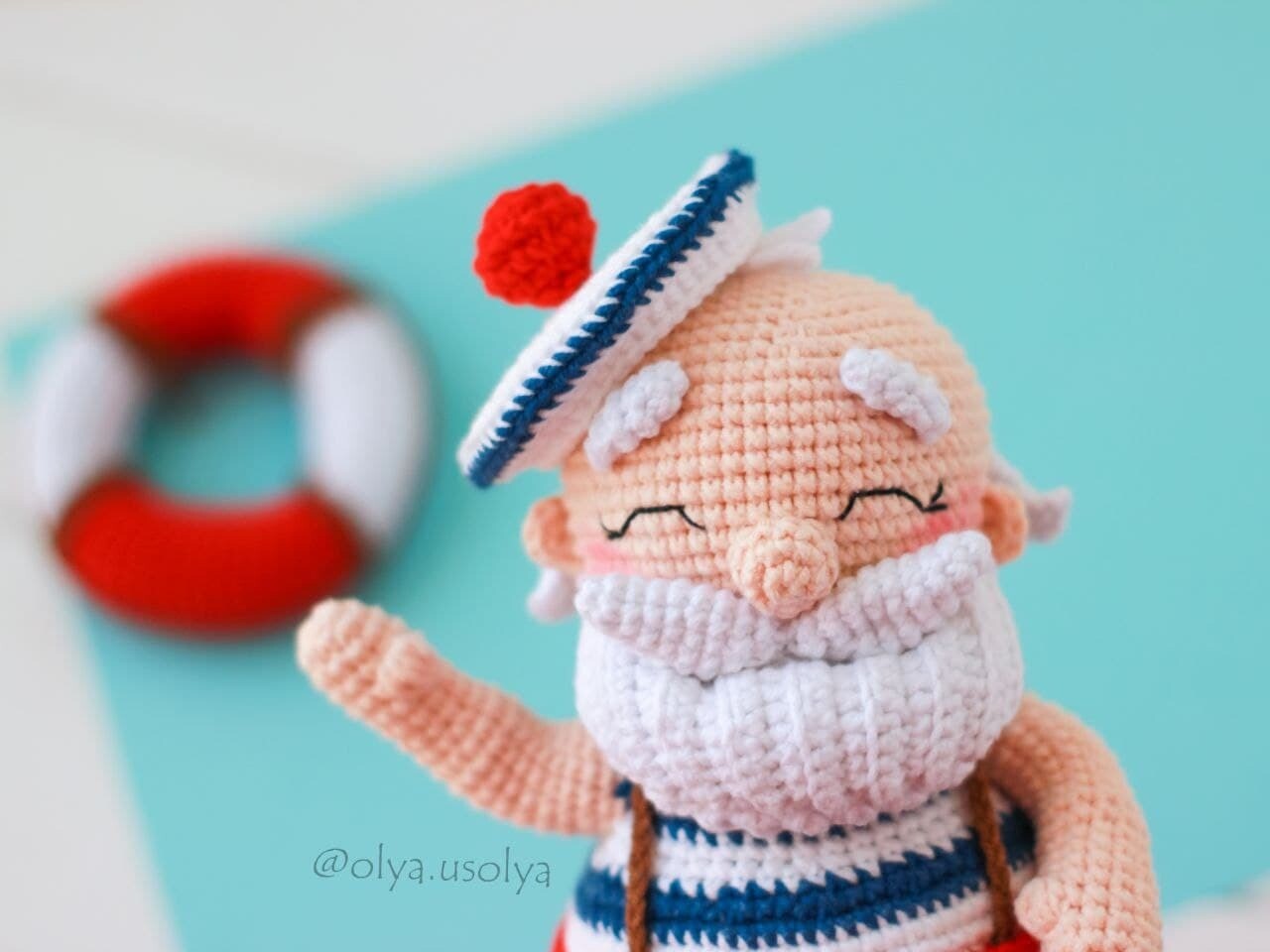 Crochet Pattern | Santa on vacation | Old Sailor | PDF | ENGLISH+GERMAN