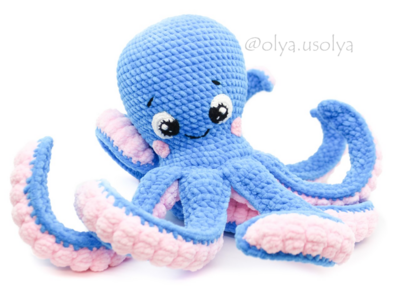 Crochet Pattern | Ostin the Octopus | PDF | ENGLISH+GERMAN