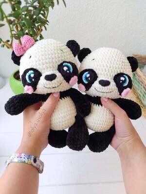 Crochet Pattern | Yumi the baby Panda | PDF | ENGLISH