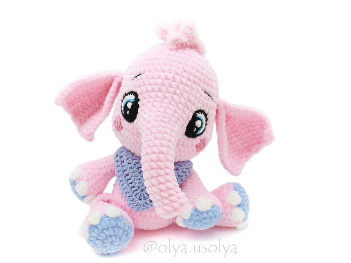 Crochet Pattern | Sima the baby Elephant| PDF | ENGLISH+GERMAN